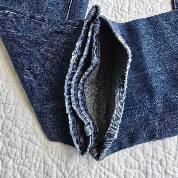 Abercrombie & Fitch The 70s Vintage Flare Ultra High Rise Blue Jeans 26 Regular - Picture 7 of 16
